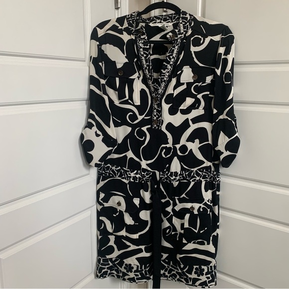 Diana Von Furstenberg Knee Length Dress, Size 6 - Picture 1 of 10